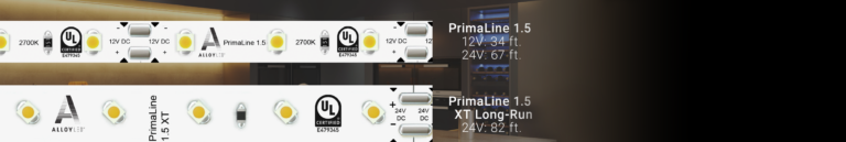 New Alloy LED Technology Allows for Longer Maximum Runs on PrimaLine LED Tape Light Family